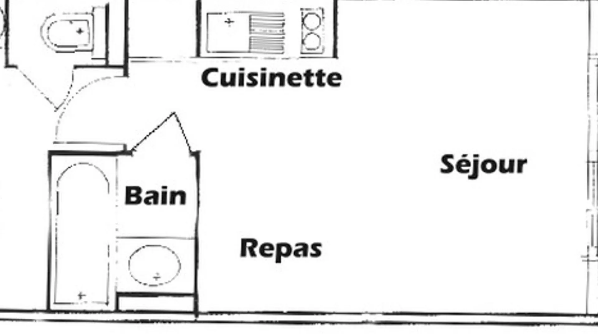 Les Saisies - Studio Cabine Avec Garage Pour 4-5 Personnes, Ensoleille, Vue Sur Pistes, Non Fumeur - Fr-1-293-152 Frankrijk
