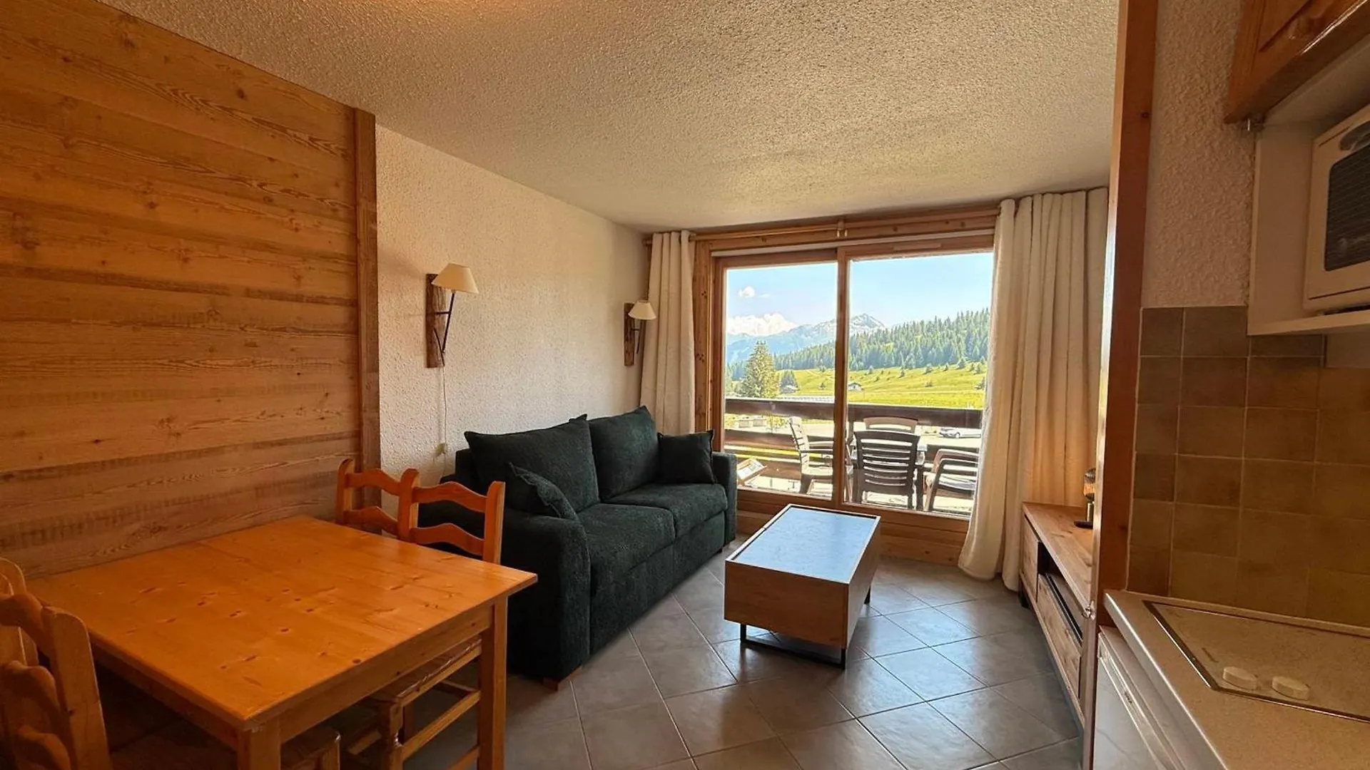 Les Saisies - Studio Cabine Avec Garage Pour 4-5 Personnes, Ensoleille, Vue Sur Pistes, Non Fumeur - Fr-1-293-152 0*, Les Saisies